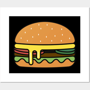 hamburger Posters and Art